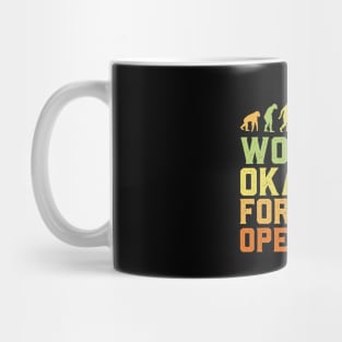 World's Okayest Forklift Operator Mug